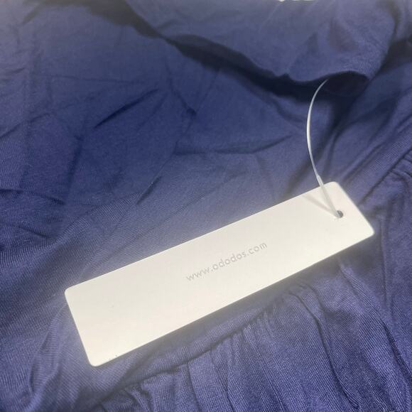 Ododos 30 Inch Wide Leg Lounge Pants -NWT in Navy size Large - Picture 3 of 8